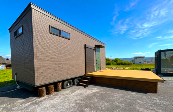 セカンドハウス/別荘用トレーラーハウス。阿蘇の絶景を独占！